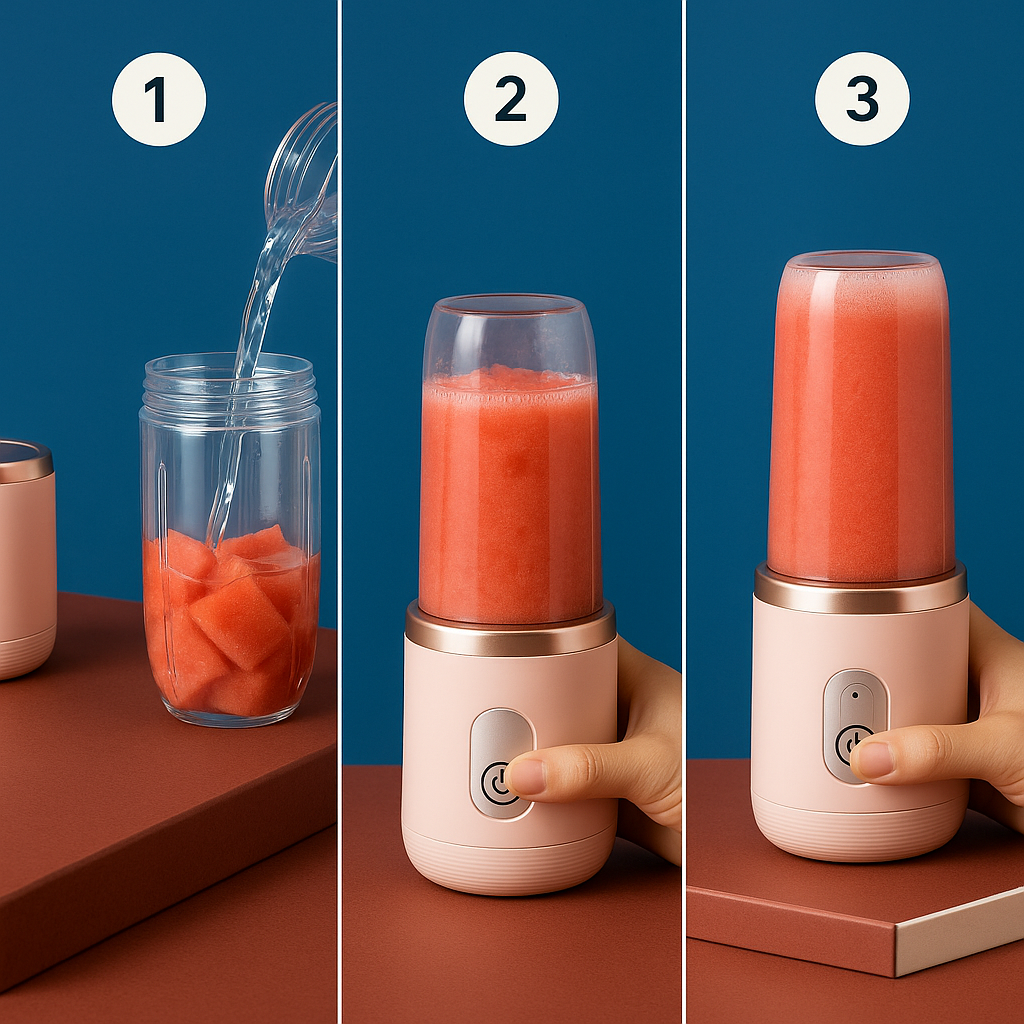 Shakora Juice – Licuadora Portátil para Jugos y Smoothies